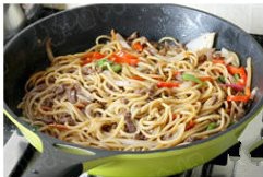黑椒牛柳炒意面篇