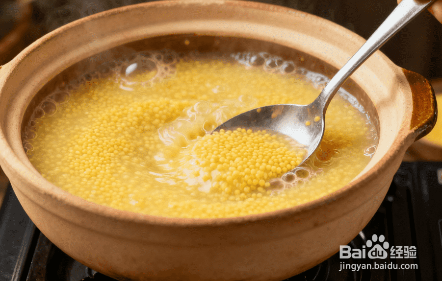 红枣小米粥怎么煮?浓稠养胃,小米不沉底