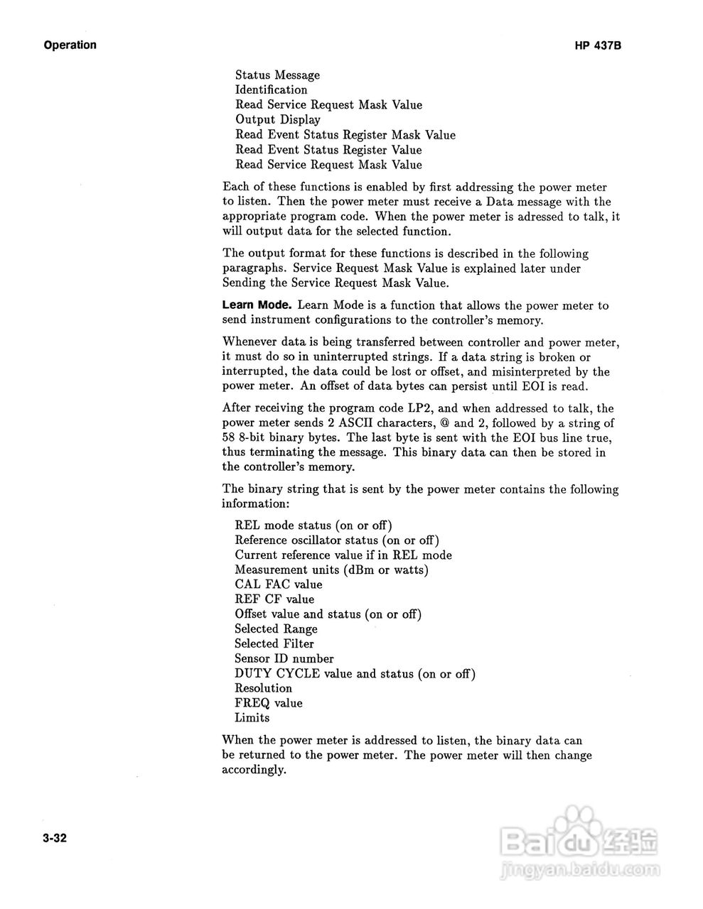 HP-437B功率计说明书:[7]