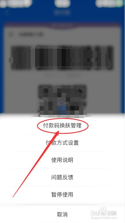 支付宝付款码换肤