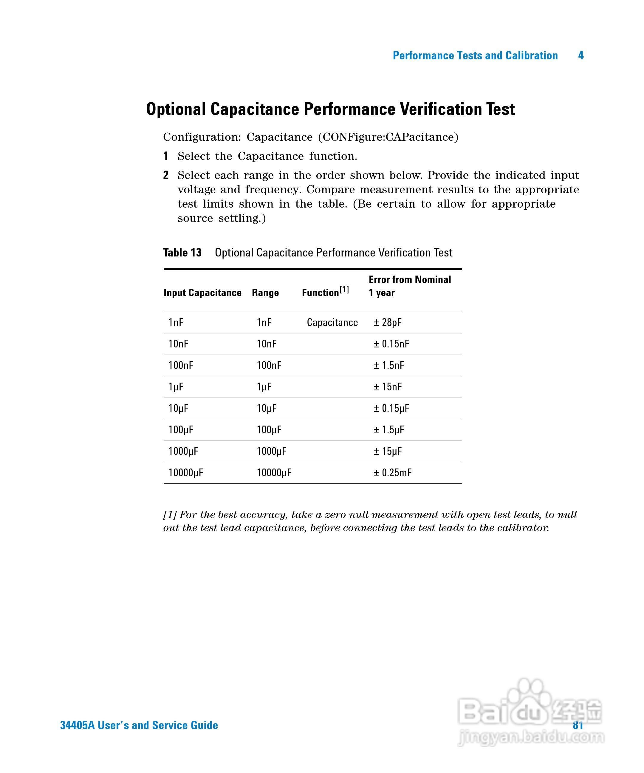 安捷伦34405A数位万用电表操作手册:[9]