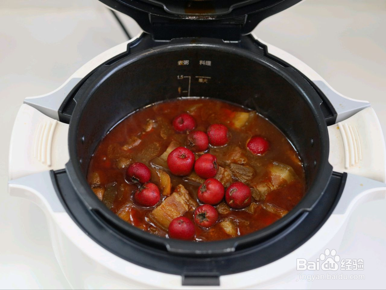 电饭锅美食橙香樱桃肉的做法