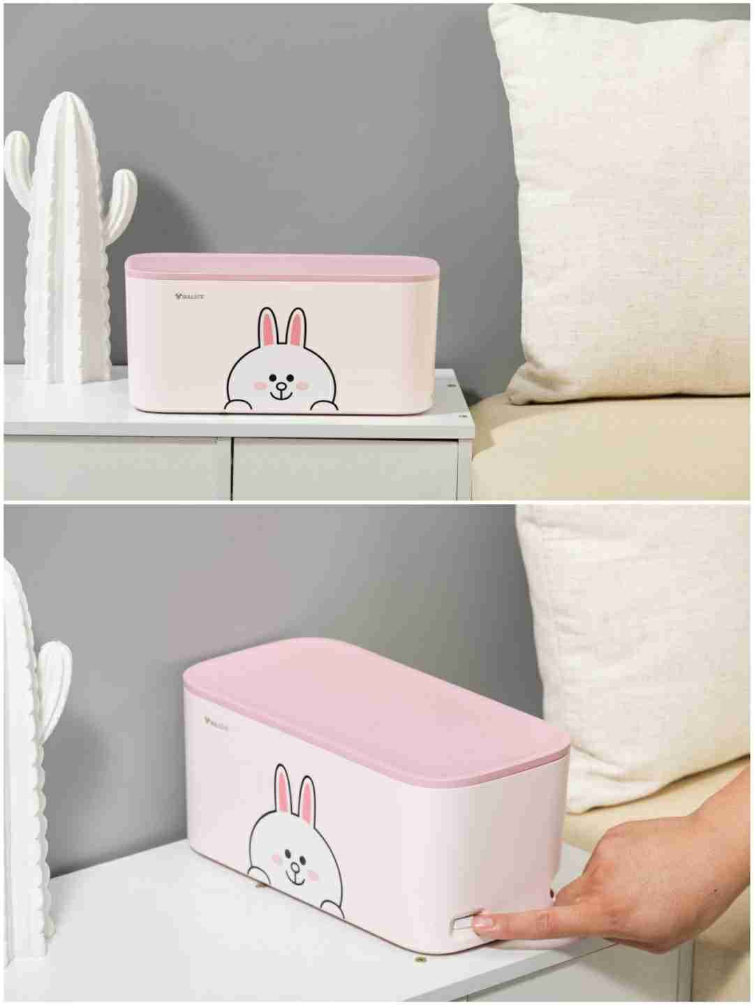 你的桌面有可妮兔吗?超可爱的一款收纳盒
