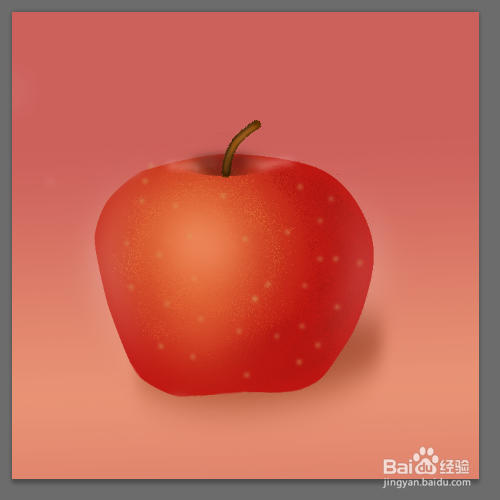 如何用ps制作苹果