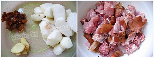 红萝卜桂圆炆兔肉