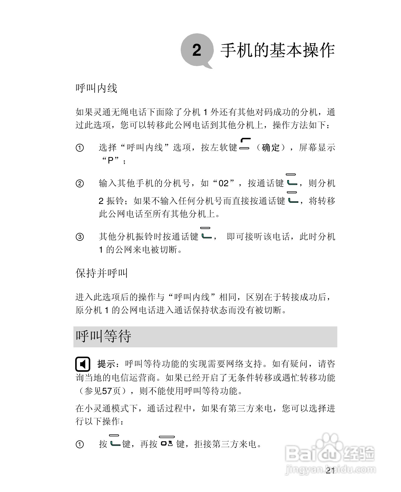 UT斯达康X58手机使用说明书:[4]