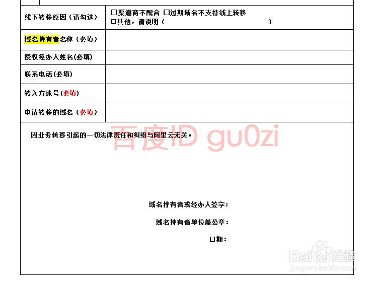 第三方渠道域名转移到万网账号下管理方法流程