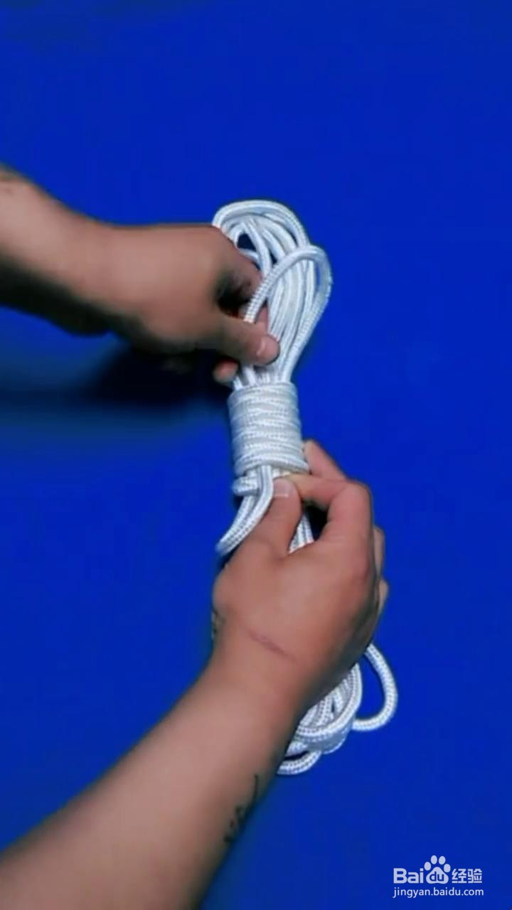 如何快速整理绳结