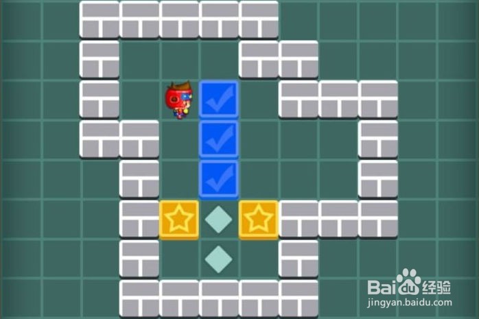 逻辑箱子手游第一关怎么通关