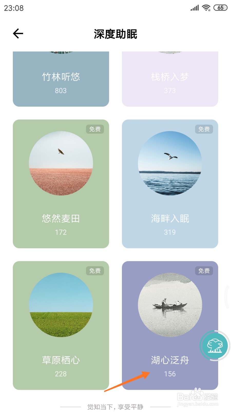 涟漪中哪里查看湖心泛舟