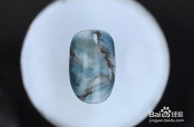 怎样做蓝绿色石纹晕染美甲？