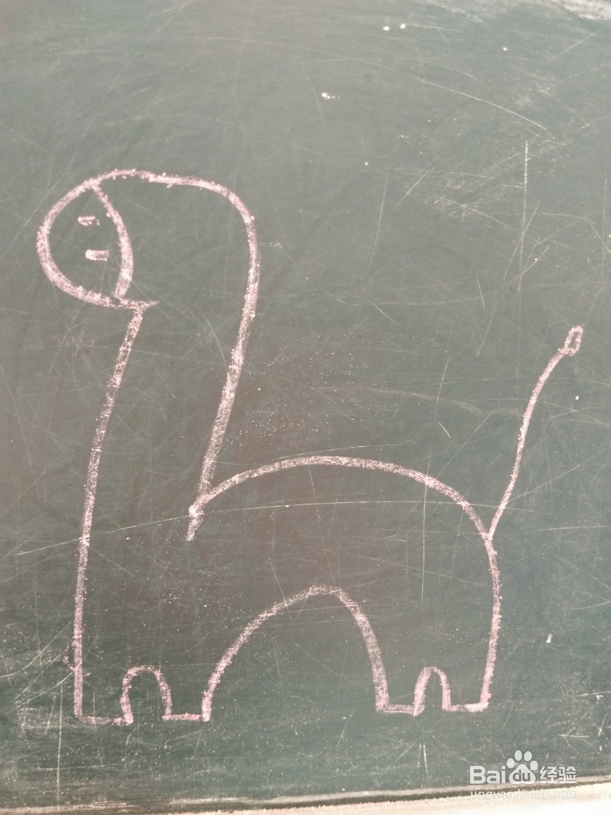 “长颈鹿”的简笔画法