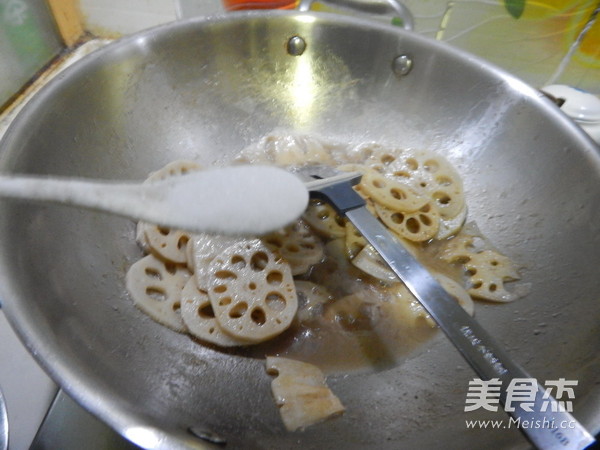 糖醋藕片的做法