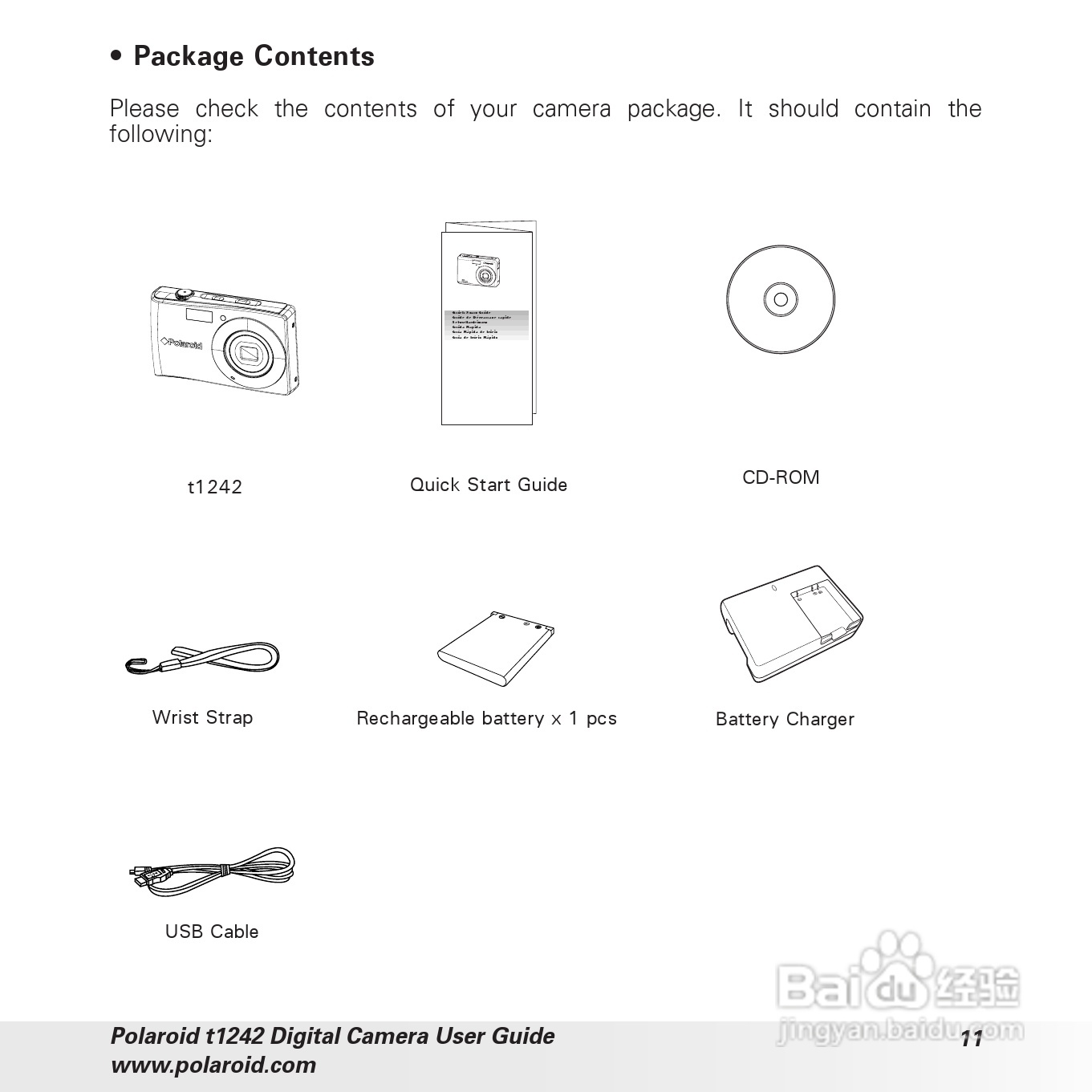宝丽来Polaroid t1242数码相机使用说明书:[2]