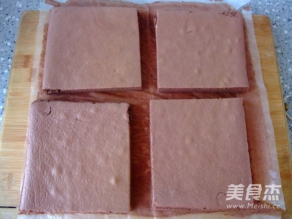 可可奶油方蛋糕