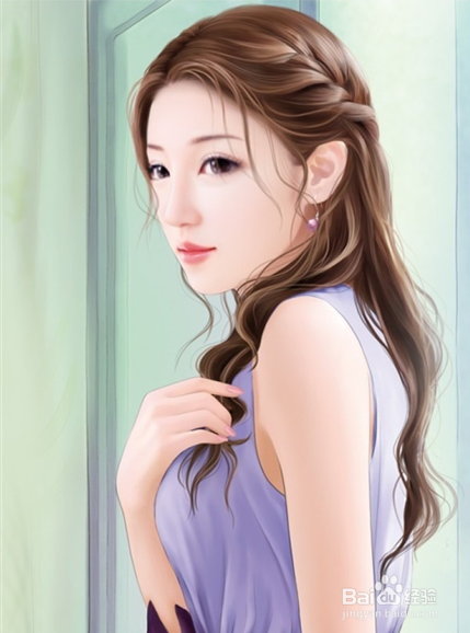 如何将人物的眼睛放大