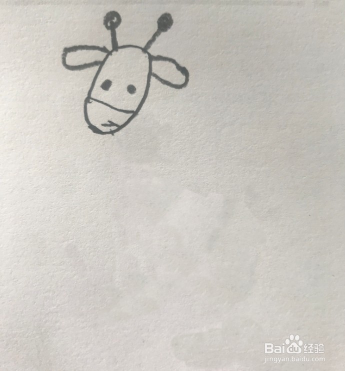 【简笔画】长颈鹿的分步画法
