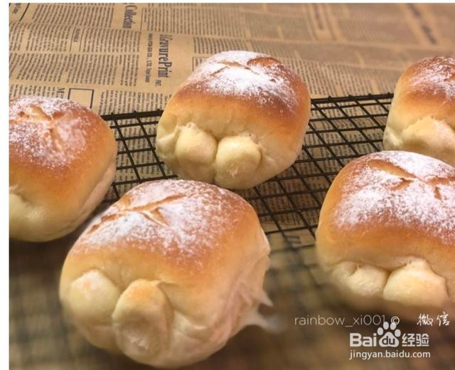 冷藏发酵小餐包牛奶面包的做法