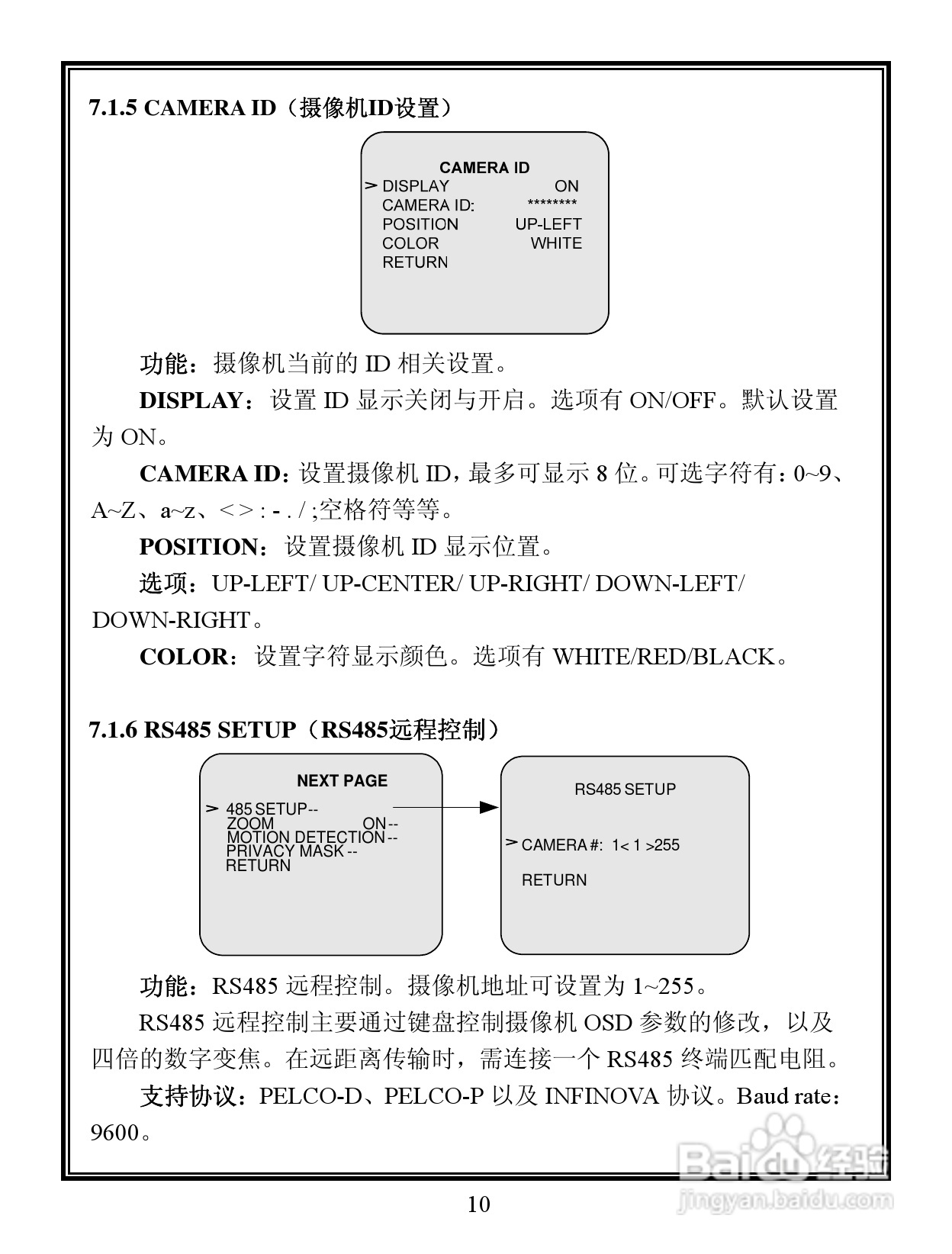 V5103-A3系列宽动态彩色摄像机说明书:[2]