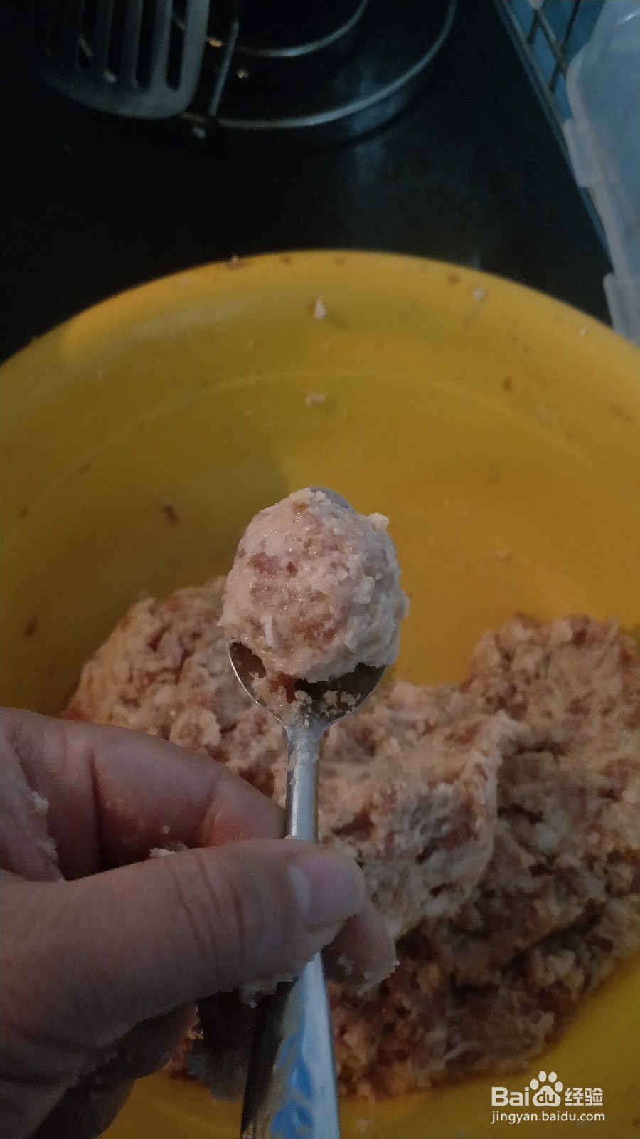 油炸小肉丸的做法