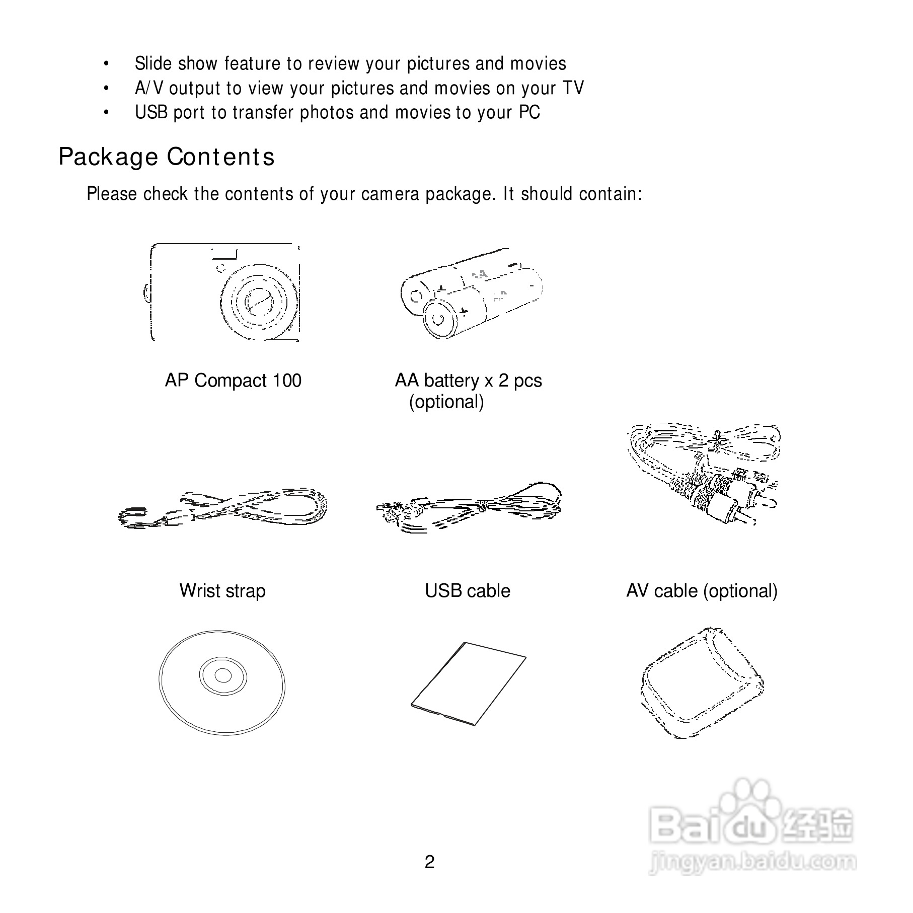 爱克发Compact 100数码相机使用说明书:[1]