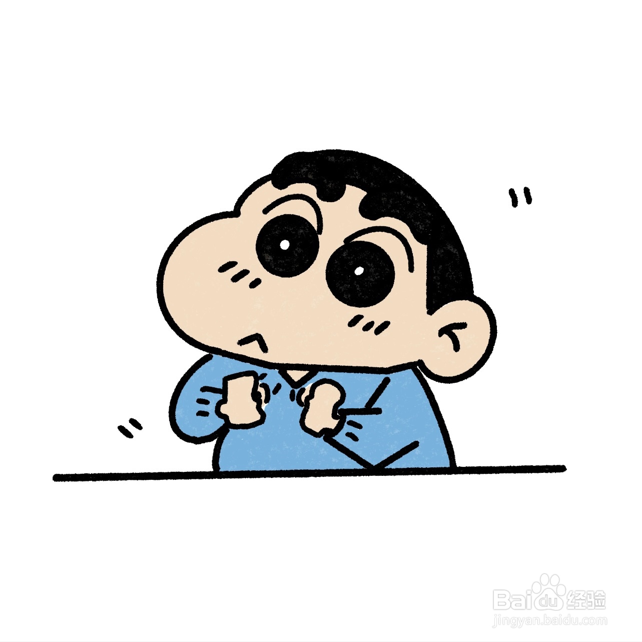 零基础教程【蜡笔小新简笔画】附加步骤