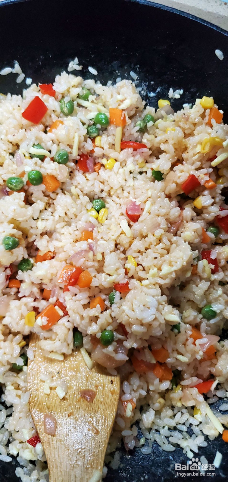 虾仁芝士焗饭的做法