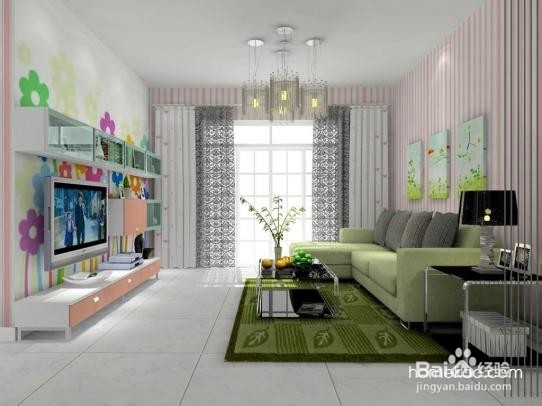 清新婉约的客厅给你带来秋天的凉意