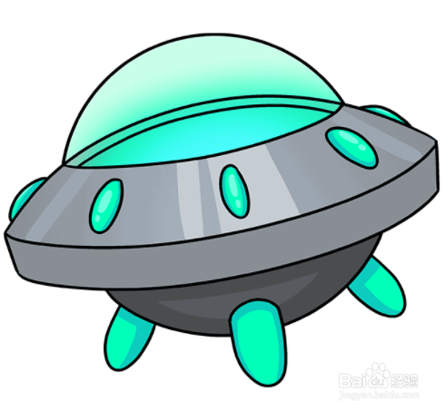 UFO怎么画动漫图片