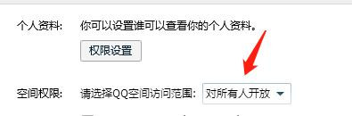 怎么把QQ空间的访问范围设置为对所有人开放
