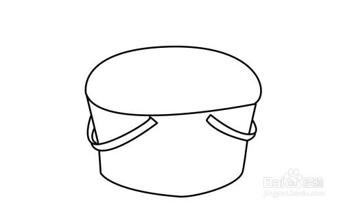 一步一步教你画篮子简笔画
