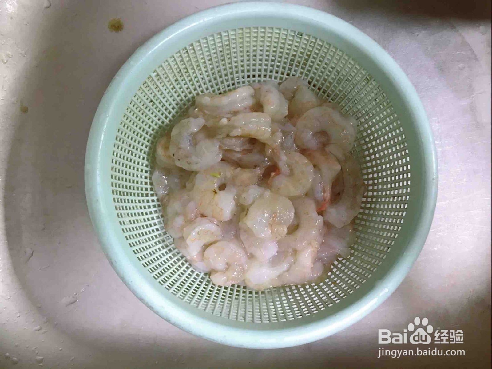 家常菜：葱爆虾仁