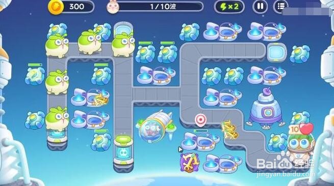 保卫萝卜4太空25关攻略