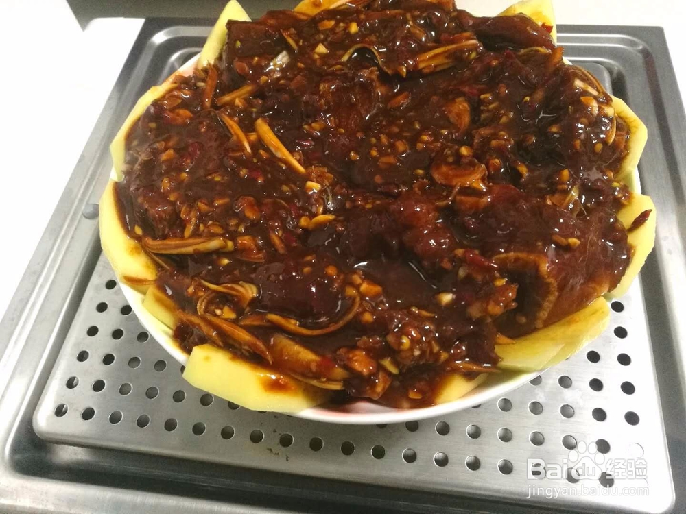苗府酱香蒸排骨的做法