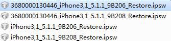 iphone4 6.0降级5.1.1详细教程