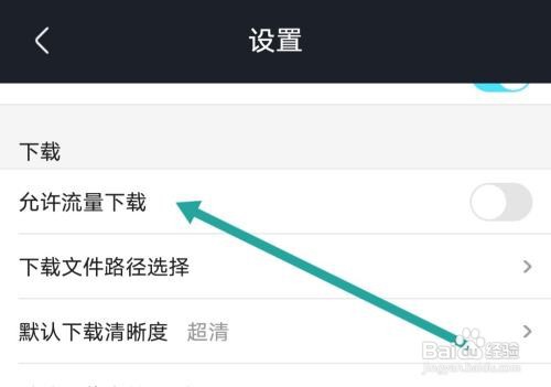优酷视频允许流量下载怎么设置