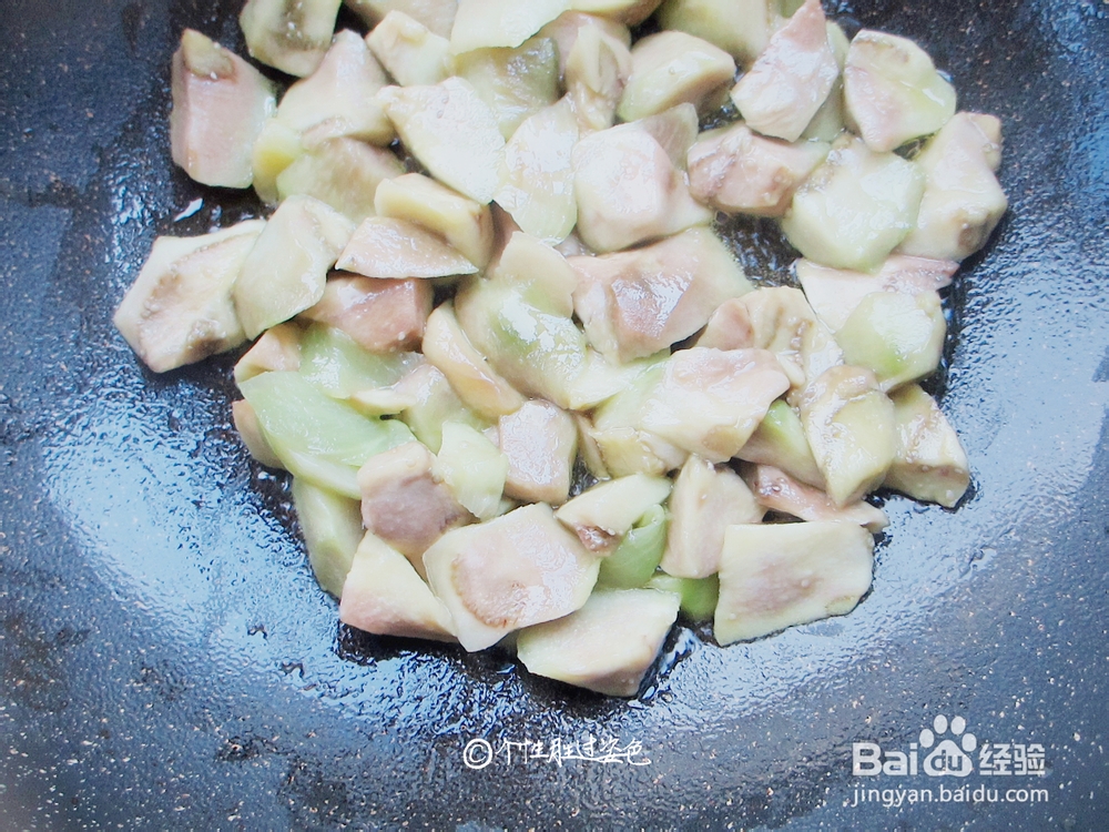 做青椒烧茄子少油秘诀的教程