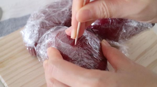 紫薯奶酪小团子