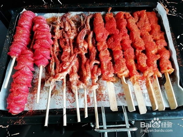 香辣烤串的步骤