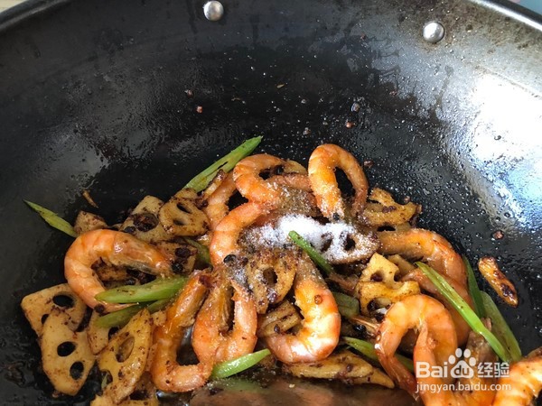 香菇豆豉干锅虾的做法