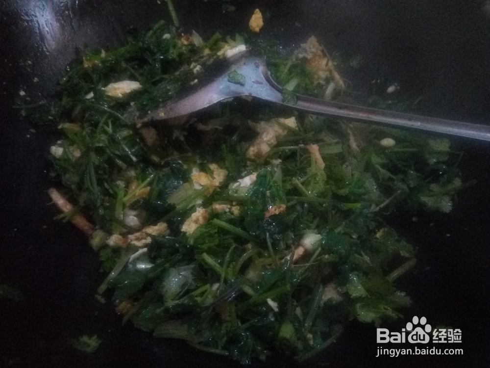易学的香菜炒鸡蛋