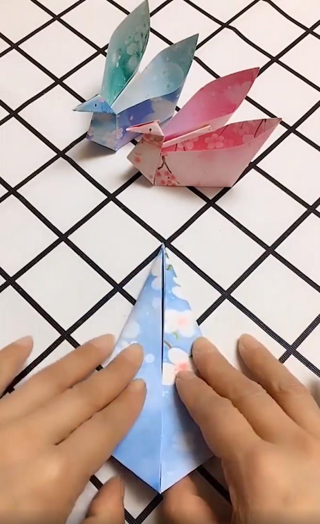 折纸手工小鸟怎么折?