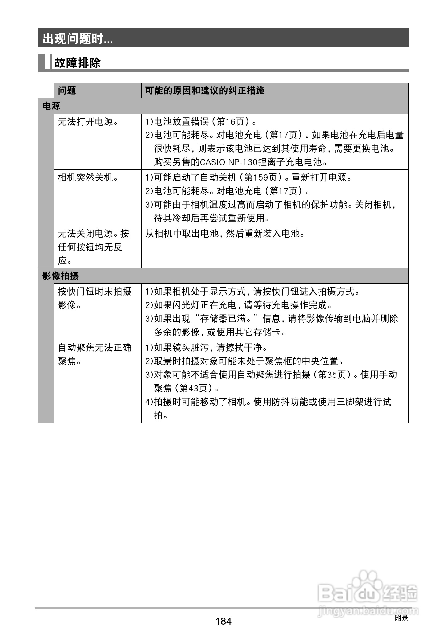 卡西欧 EX-ZR400数码相机说明书:[19]