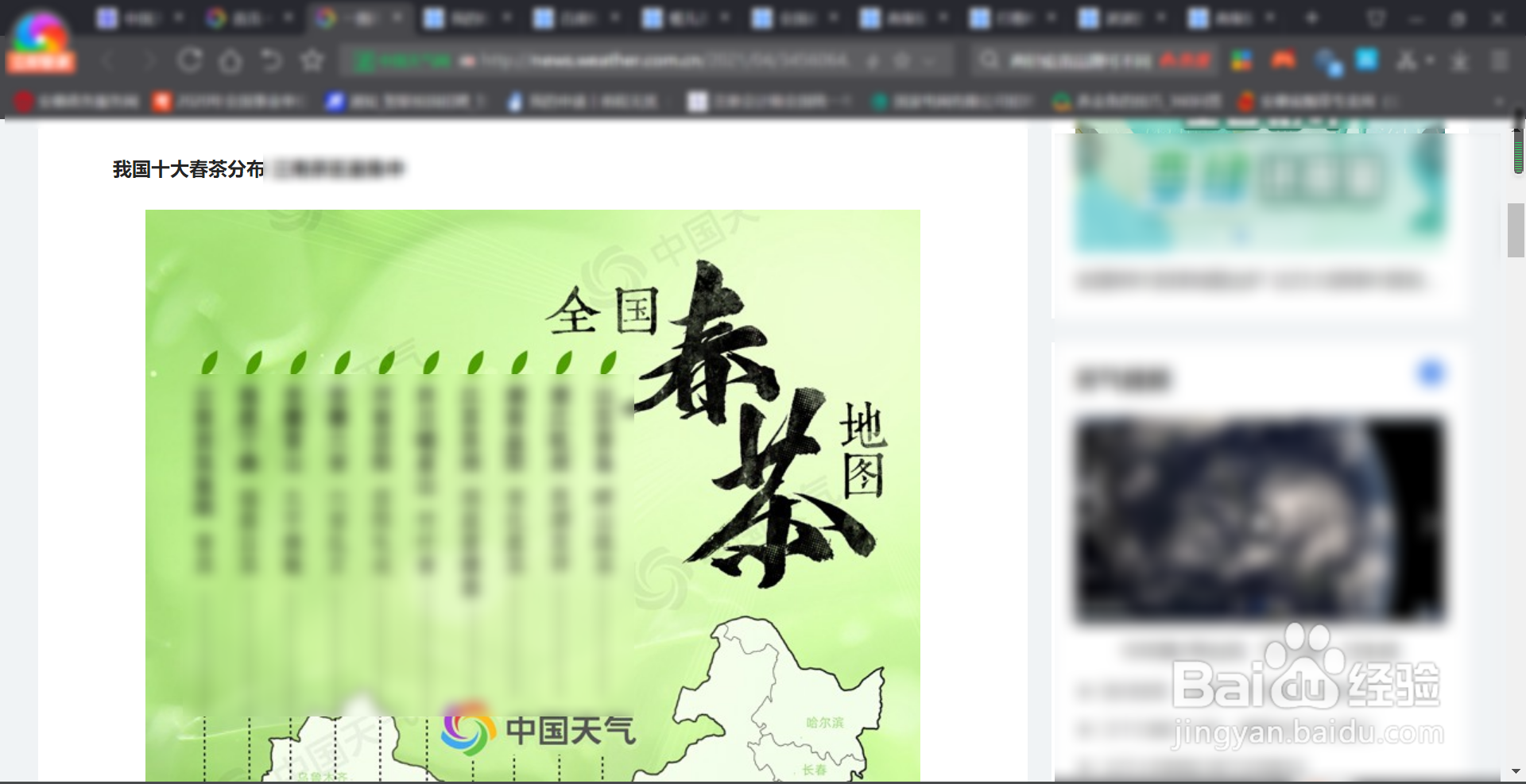 如何查看全国春茶地图？
