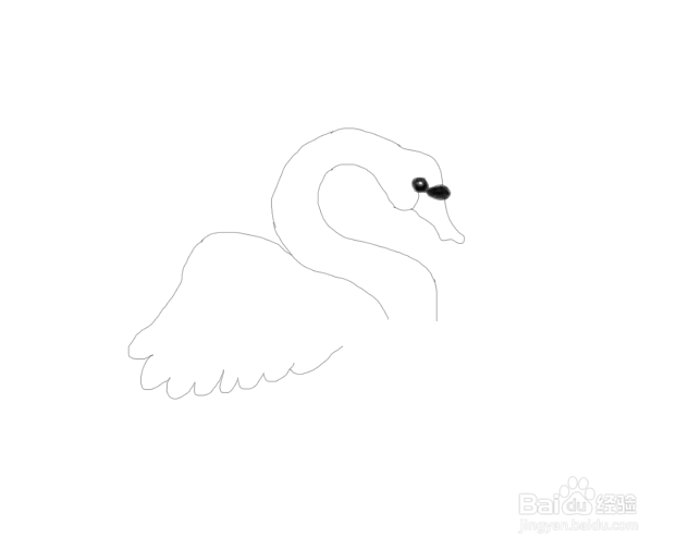 简笔画鹅是怎么画的