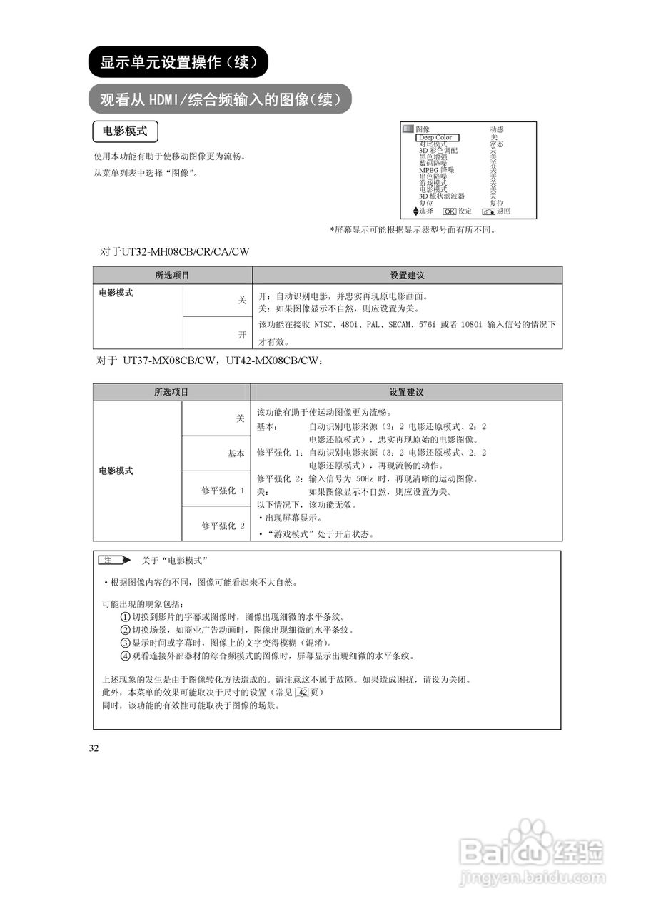 日立UT08系列液晶彩电使用说明书:[4]