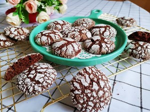 巧克力裂纹曲奇饼干的做法