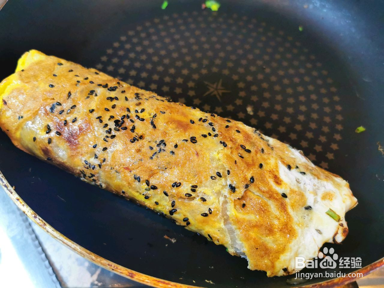 鸡蛋卷手抓饼的做法