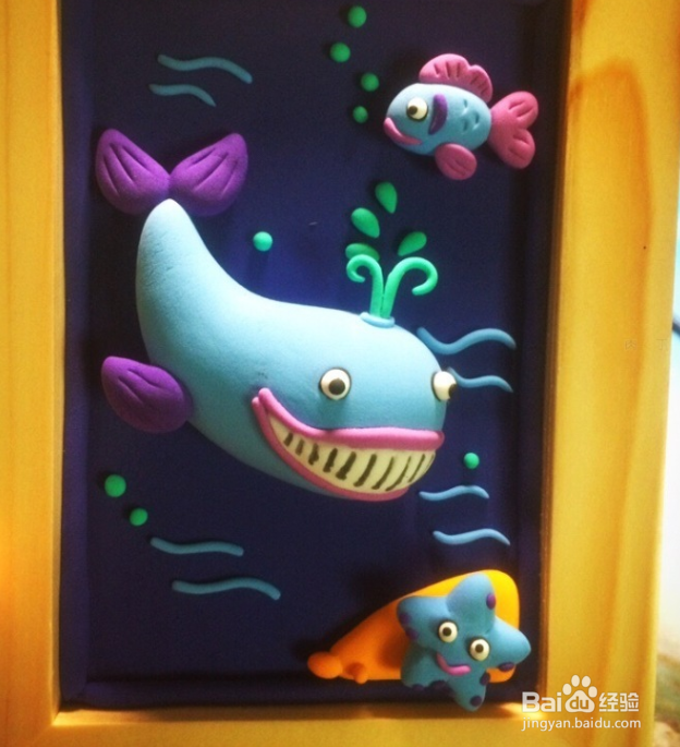 极美陶艺创作鲸画制作方法