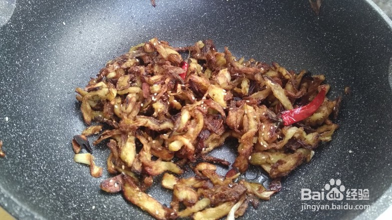 教你做干煸茄子丝